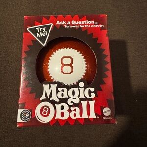 Mattel Magic 8 Ball - Red and White Design 80th anv. Edition